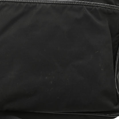 Prada Tessuto Nylon Saffiano Logo Messenger Bag Black 11 of 11