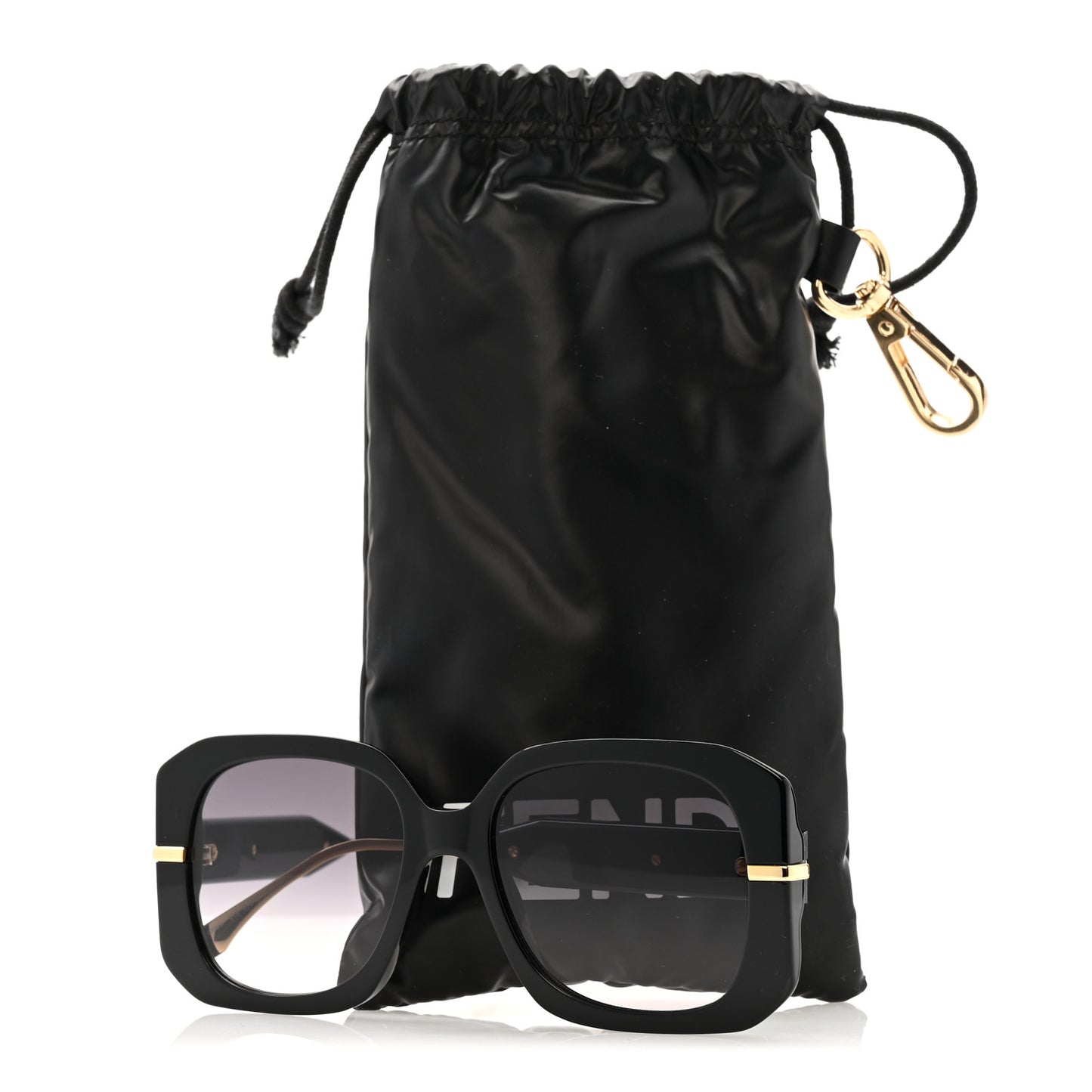 Acetate Fendigraphy Sunglasses FE40065I Black