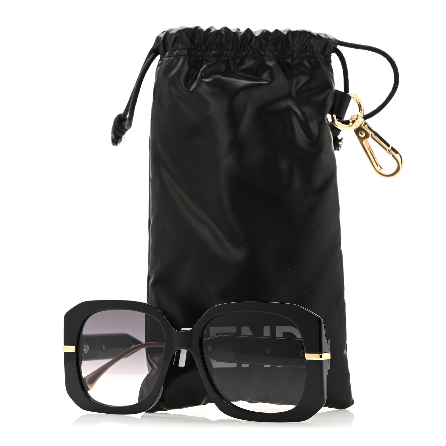 Fendi Acetate Fendigraphy Sunglasses FE40065I Black 7 of 7