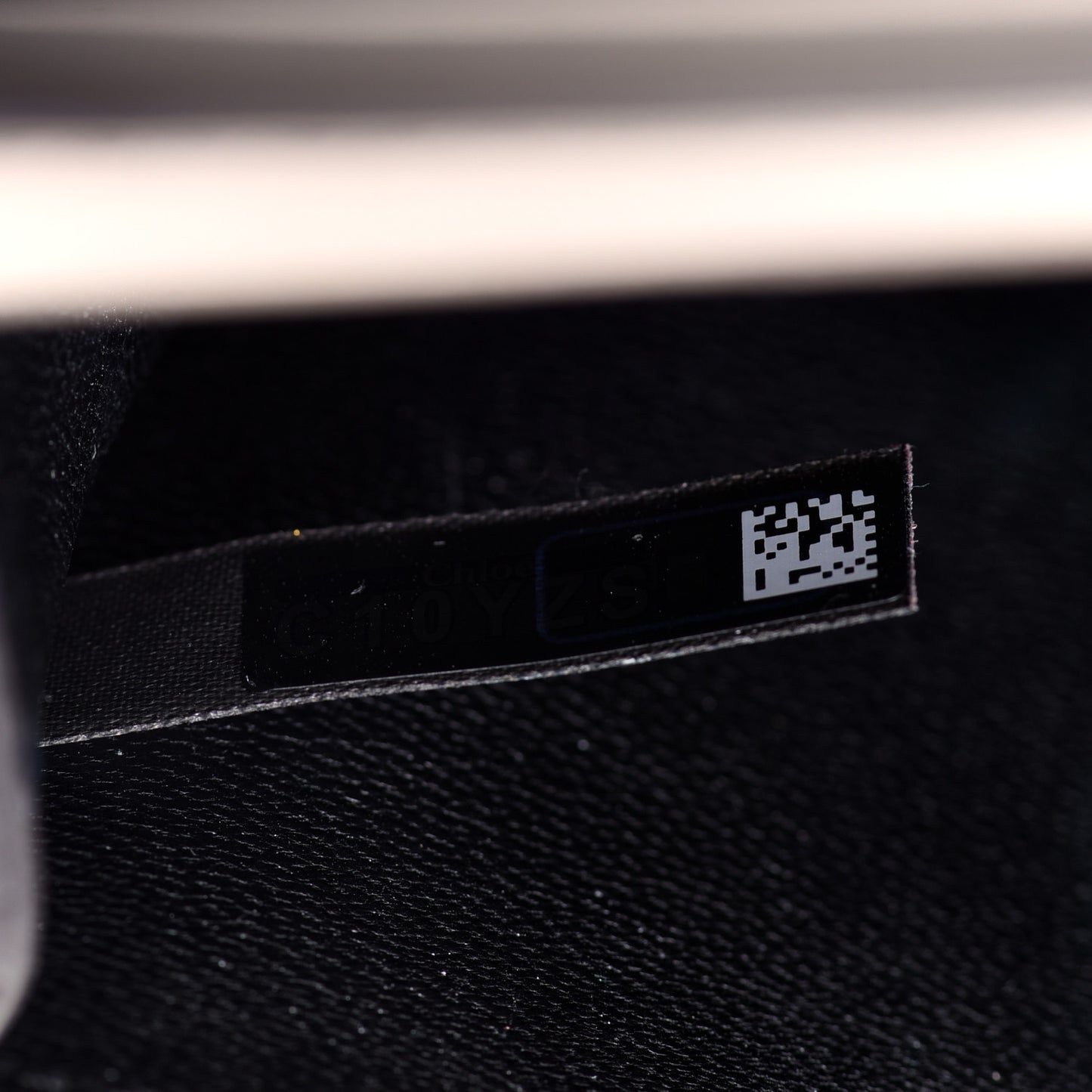 Calfskin Small Nile Bracelet Minaudiere Bag Motty Grey