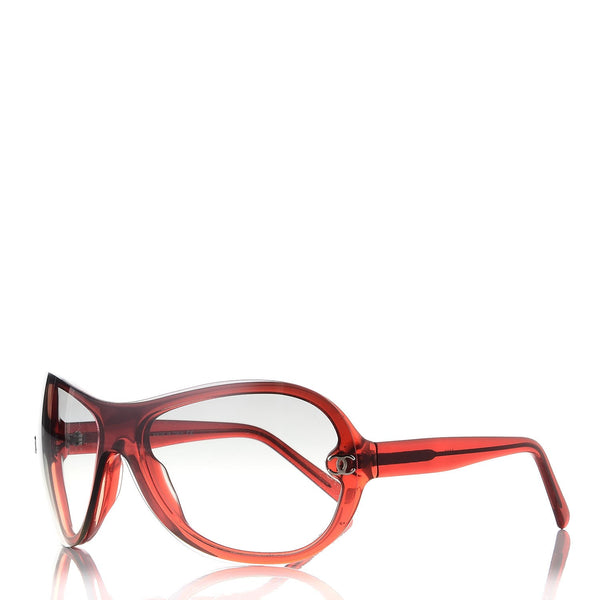 Chanel CC Logo Sunglasses 5066 Red 292110 – FASHIONPHILE
