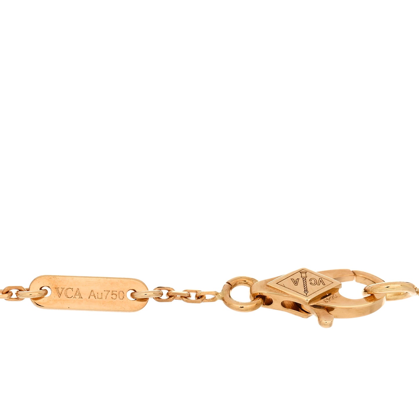18K Yellow Gold Mother of Pearl Sweet Alhambra Butterfly Bracelet