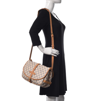 Louis Vuitton Damier Azur Saumur MM 2 of 10