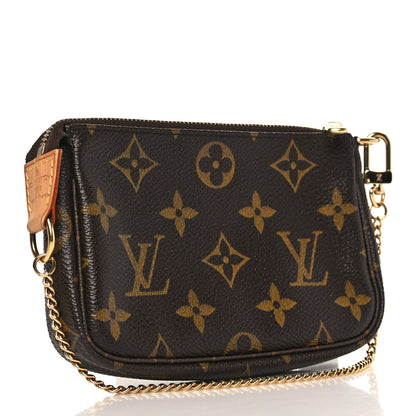 Louis Vuitton Monogram Complice Trunks and Bags Mini Pochette Accessories Beige 3 of 8