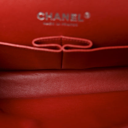 Chanel Caviar Quilted Medium Double Flap Red 5 of 10