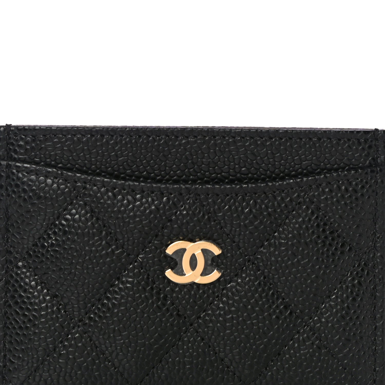 Chanel Caviar Quilted Card Holder Black 9 of 12