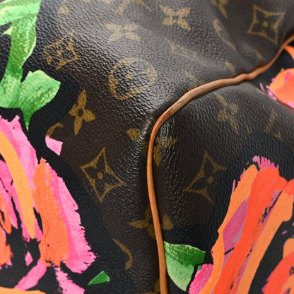 Louis Vuitton Monogram Roses Keepall 50 11 of 11