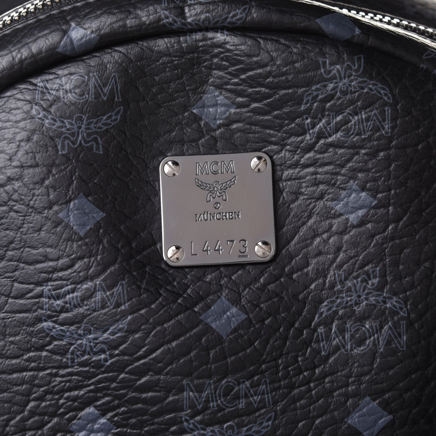 Visetos Medium Side Studs Stark Backpack Black