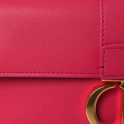 Christian Dior Grained Calfskin 30 Montaigne East West Chain Flap Bag Passion Pink 8 of 12