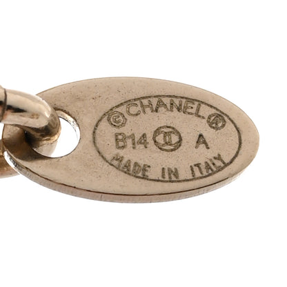 Chanel Crystal Graduated Pearl Multi Strand CC Necklace Gold 6 of 6