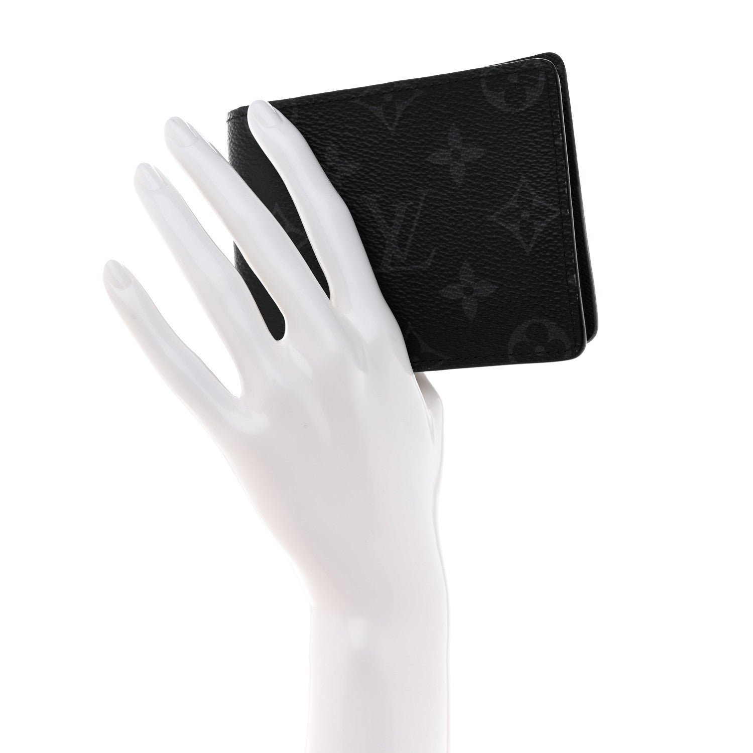 Louis Vuitton Monogram Eclipse Slender Wallet 2 of 9