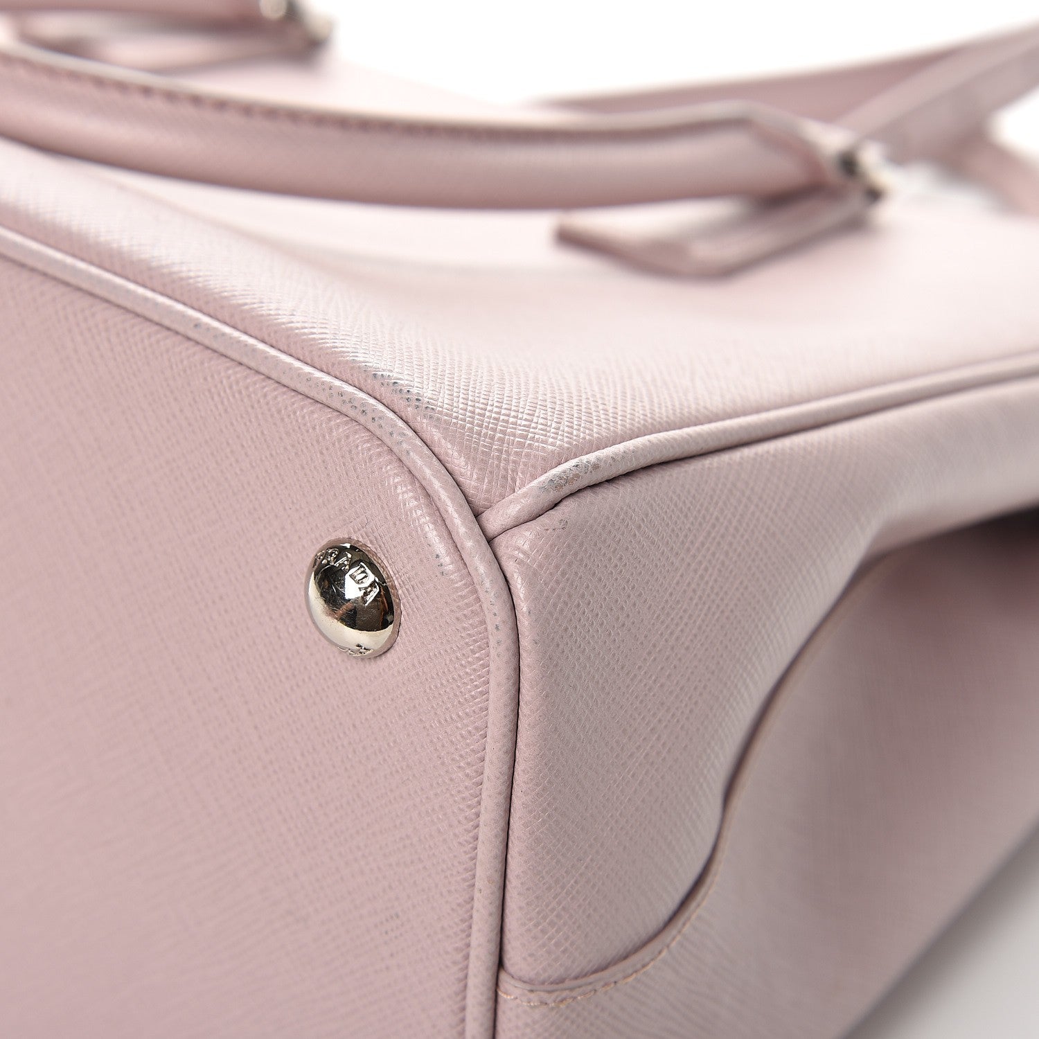 Prada Saffiano Small Galleria Double Zip Tote Mughetto 10 of 12