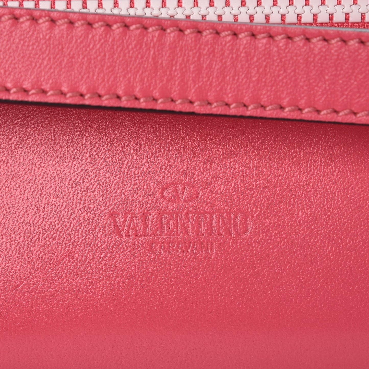 Lambskin Free Rockstud Spike Belt Bag Shadow Pink