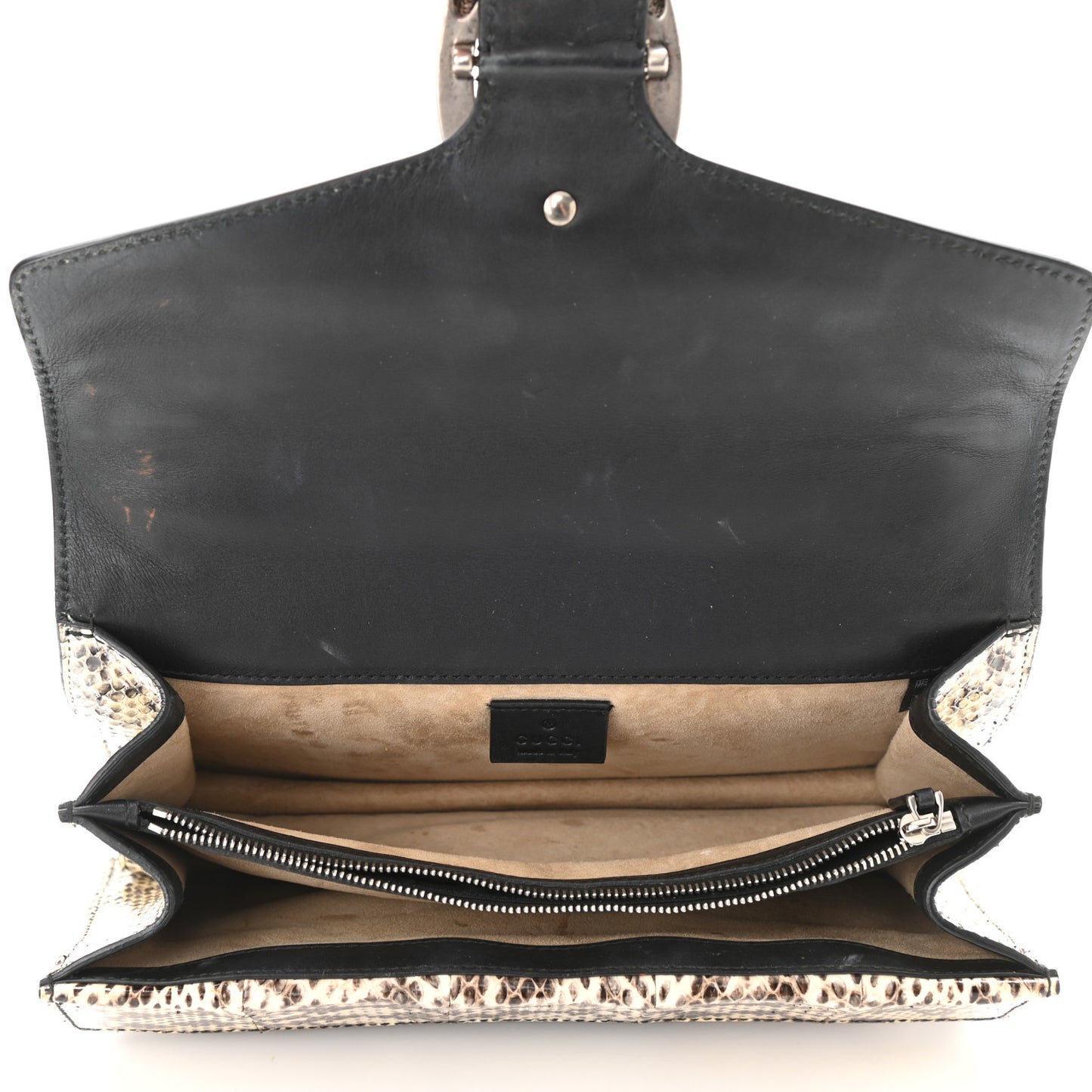 GG Supreme Monogram Elaphe Elephant Embroidered Small Dionysus Shoulder Bag