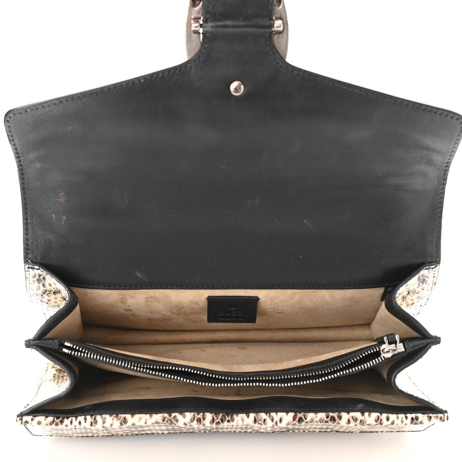 Gucci GG Supreme Monogram Elaphe Elephant Embroidered Small Dionysus Shoulder Bag 8 of 15