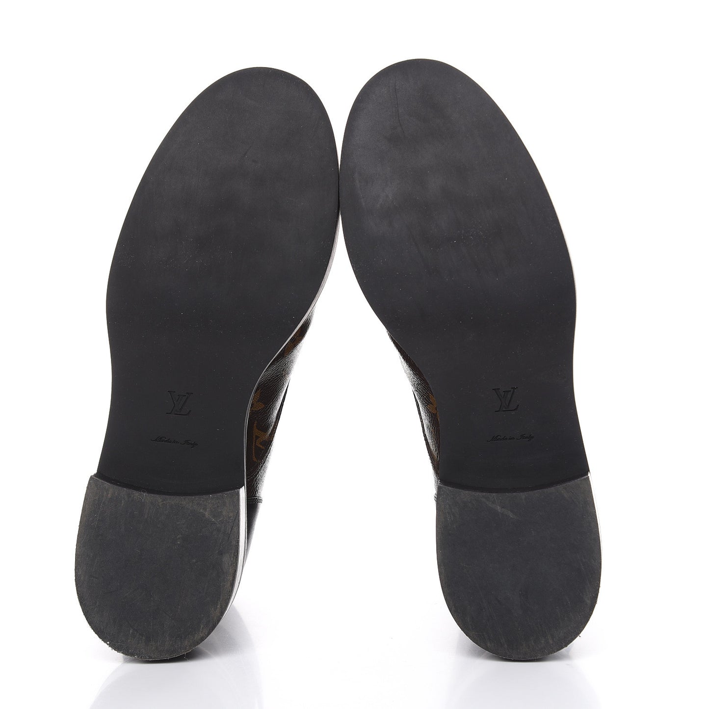 Calfskin Monogram Wonderland Flat Ranger Boots 41 Black