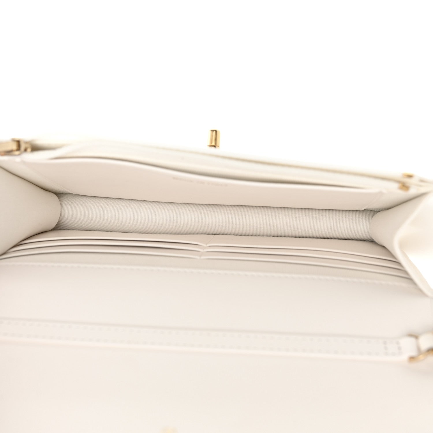 Chanel Pearly Caviar Quilted Fit For You Wallet On Chain WOC White 5 of 12