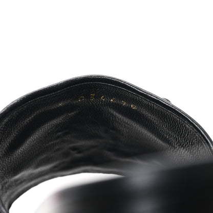 Chanel Lambskin Beaded CC Mules 38 Black 9 of 10