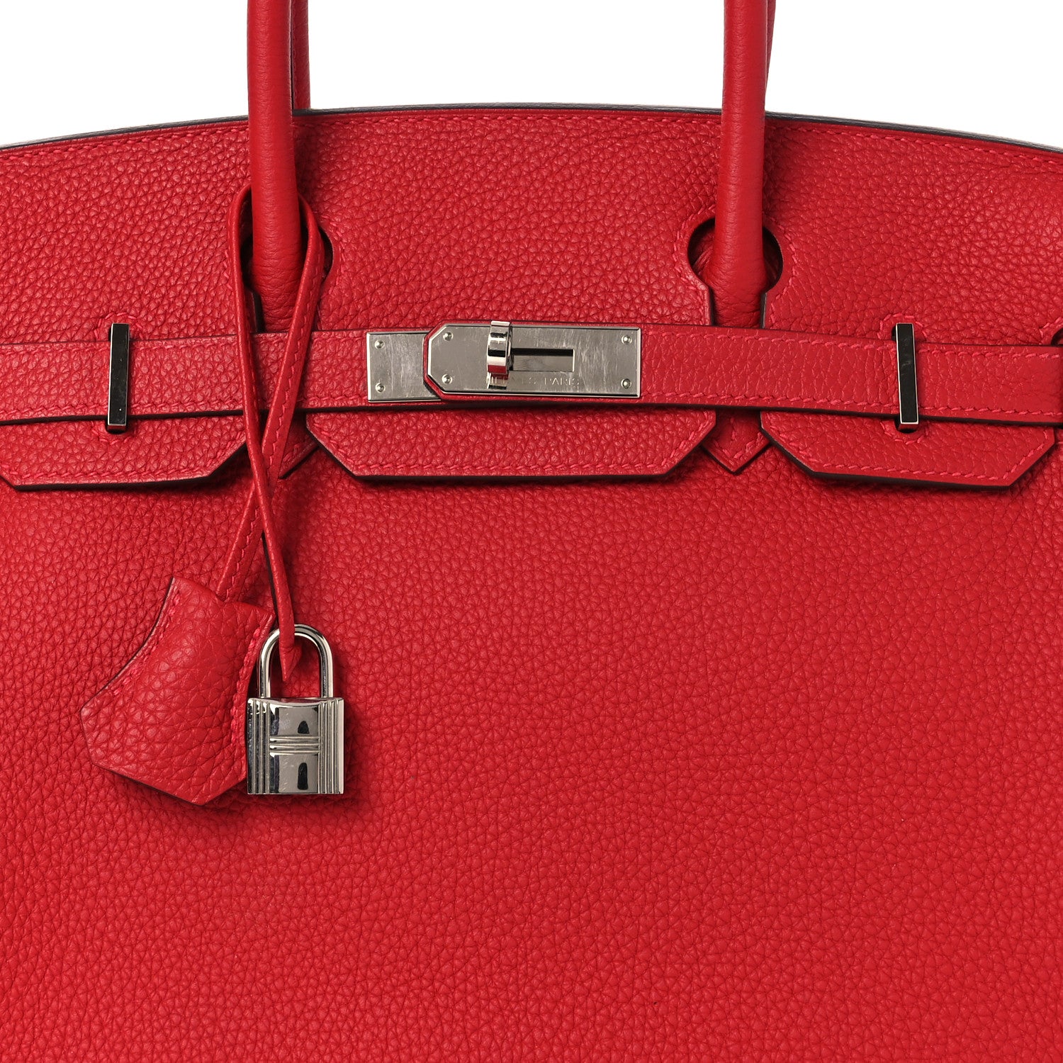Hermes Togo Verso Birkin 30 Rouge Vif Rouge H 8 of 13