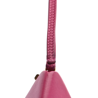 Saint Laurent Lambskin Pyramid Clutch Lipstick Fuchsia 10 of 11