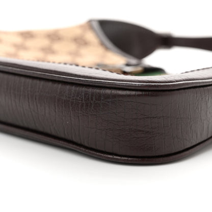 Gucci Monogram Web Small Jackie O Hobo Dark Brown 10 of 12