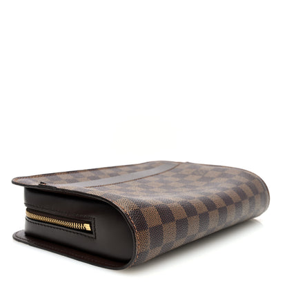 Louis Vuitton Damier Ebene Pochette Saint Louis Clutch 4 of 6