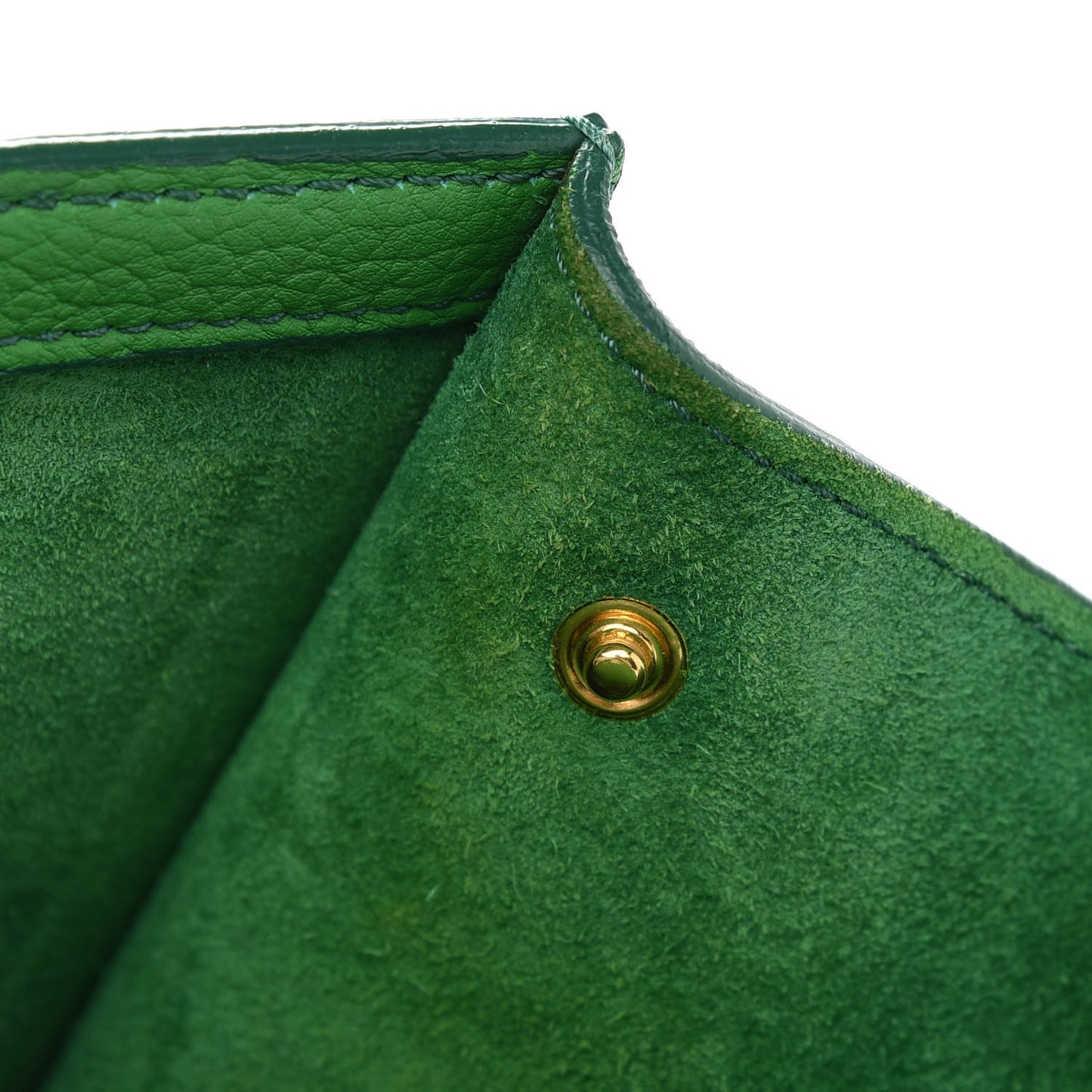 Crisped Calfskin Small Tie Knot Tote Grass Green