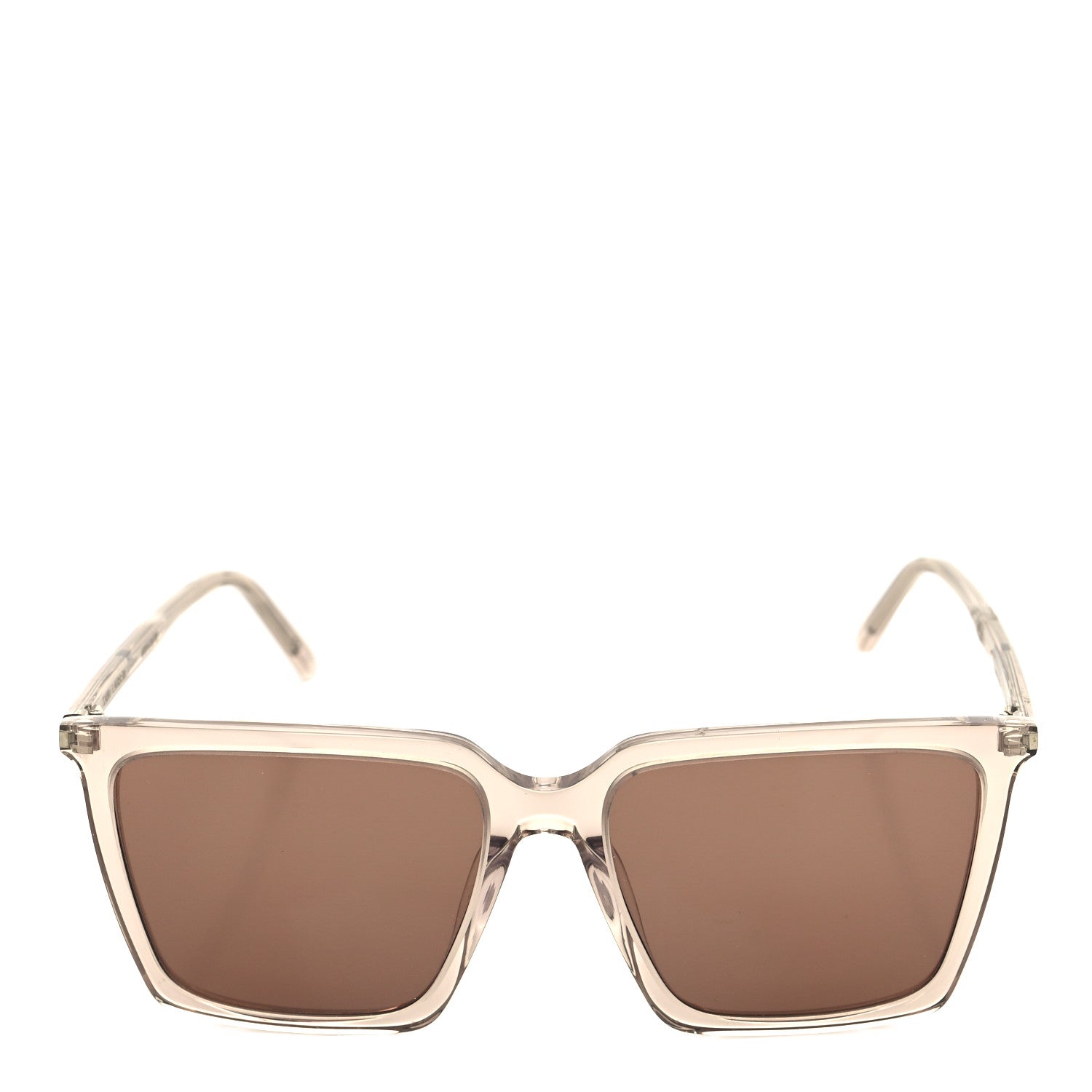 Saint Laurent Transparent Acetate SL 474 Sunglasses Brown 2 of 8