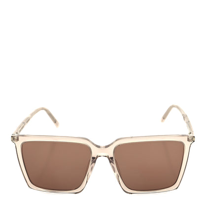 Saint Laurent Transparent Acetate SL 474 Sunglasses Brown 2 of 8