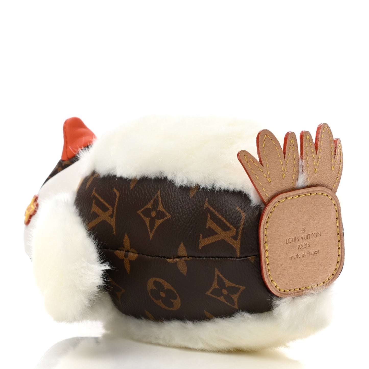 Calfskin Monogram Doudou Penguin Ernest Beige