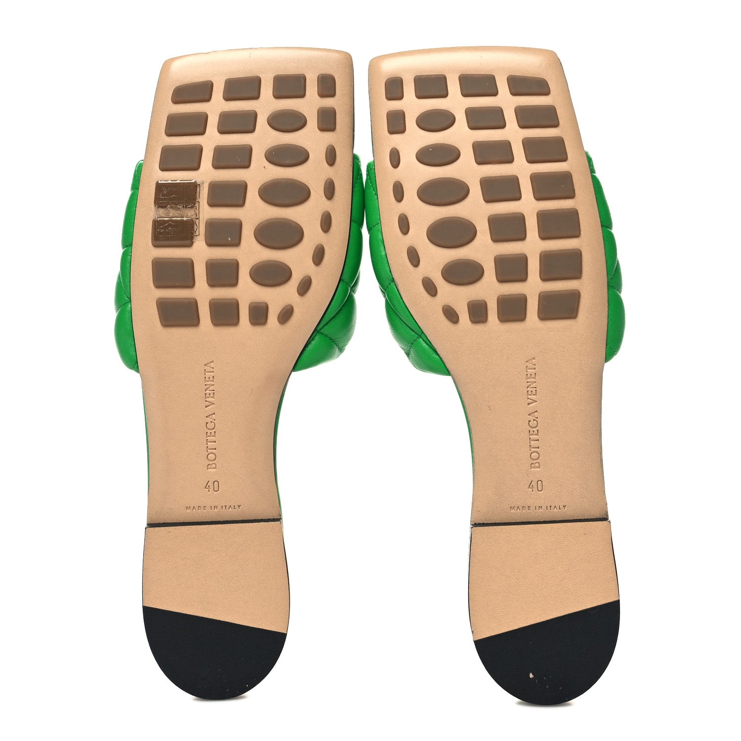 Bottega Veneta Nappa Matelasse Padded Flat Sandals 40 Parakeet 5 of 9