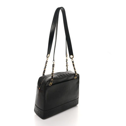 Chanel Caviar CC Shoulder Bag Black 2 of 11