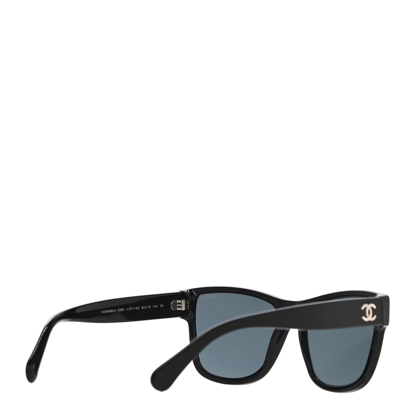 Acetate Butterfly CC Sunglasses 5386 Black