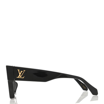Louis Vuitton Acetate Swarovski Crystal Cyclone Sunglasses Z1578W Black 3 of 10