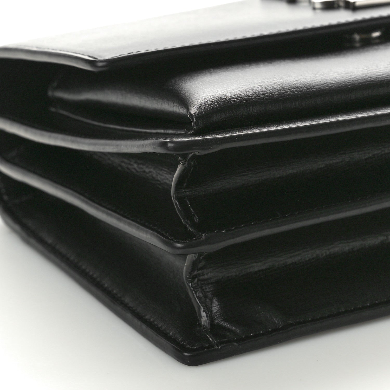 Saint Laurent Calfskin Medium Monogram Sunset Black 9 of 10