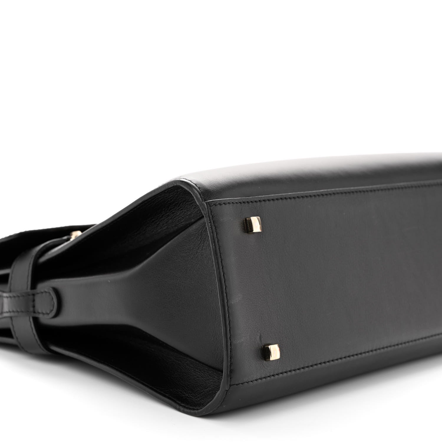 Delvaux Calfskin GM Tempete Satchel Black 9 of 10