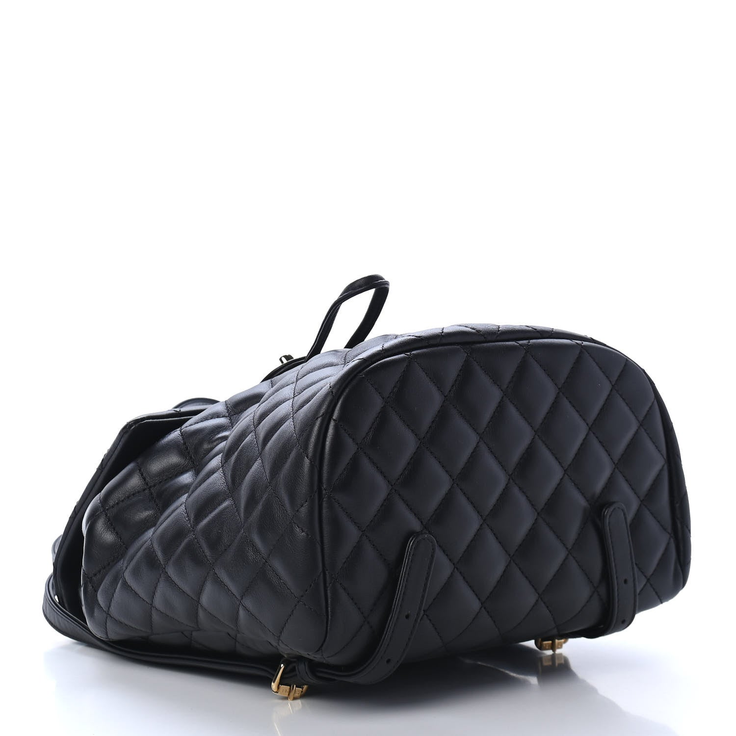Chanel Calfskin Quilted Small Urban Spirit Backpack Black 3 of 4