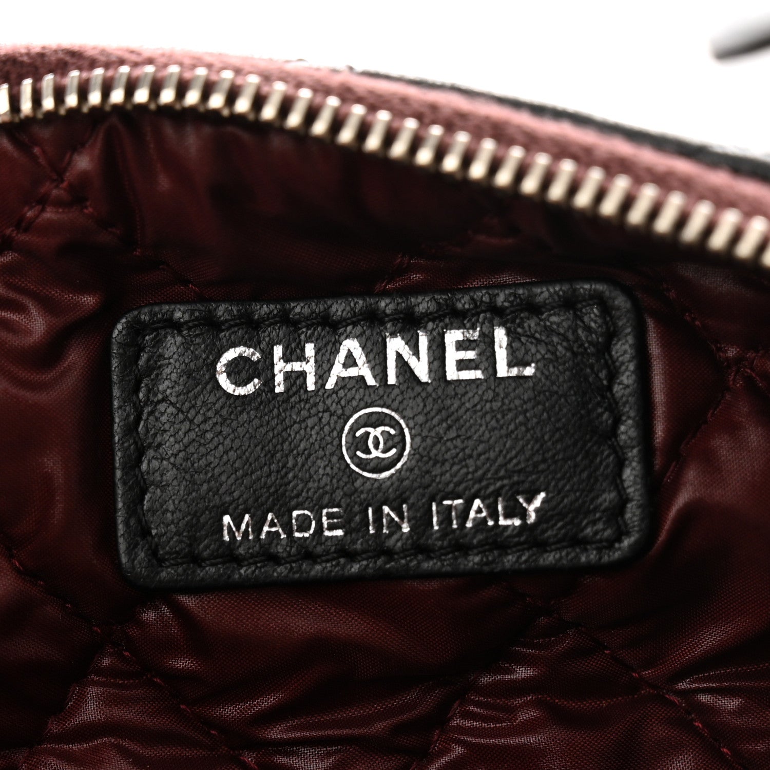 Chanel Lambskin Quilted Hobo Black 6 of 9
