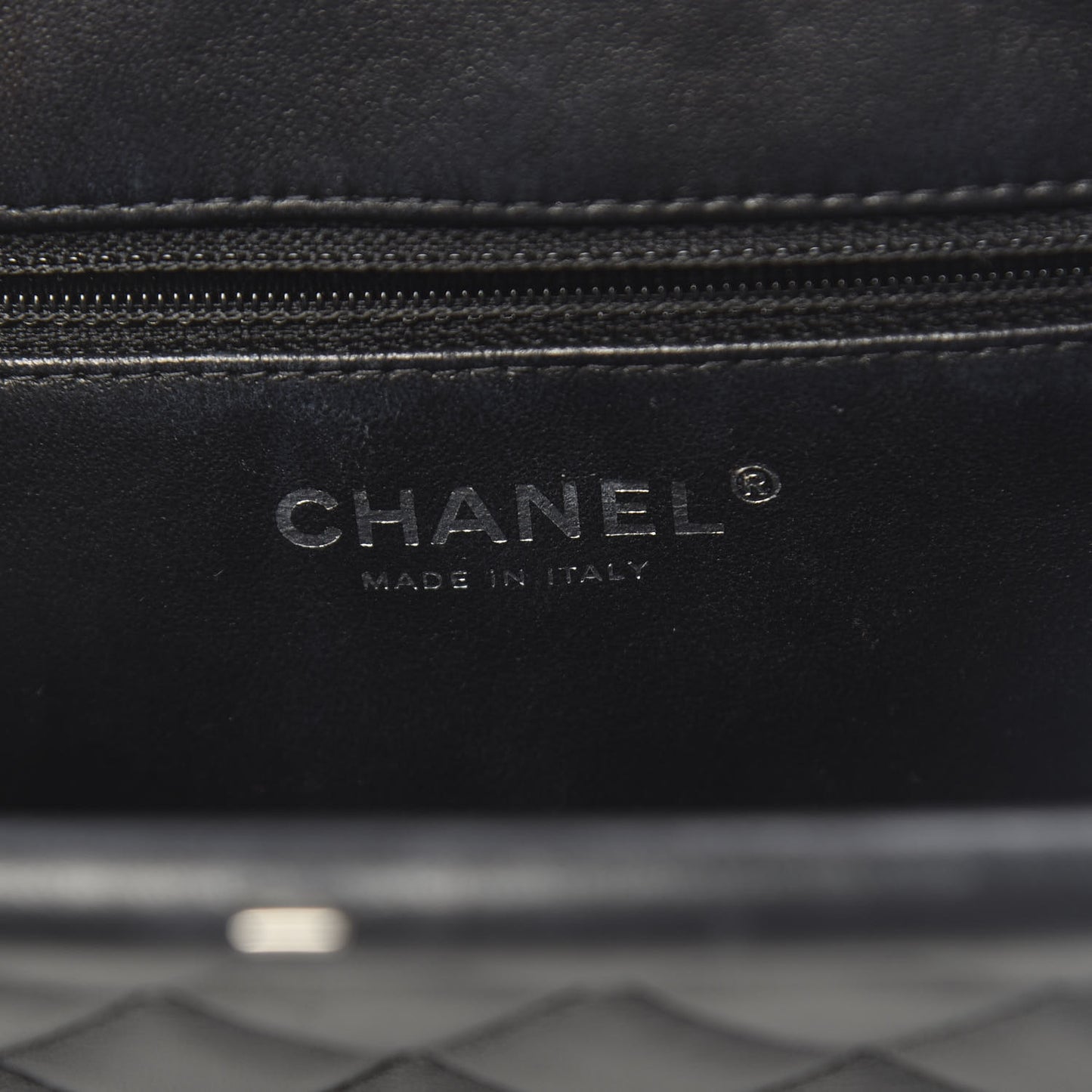 Lambskin Quilted Timeless Clutch Black