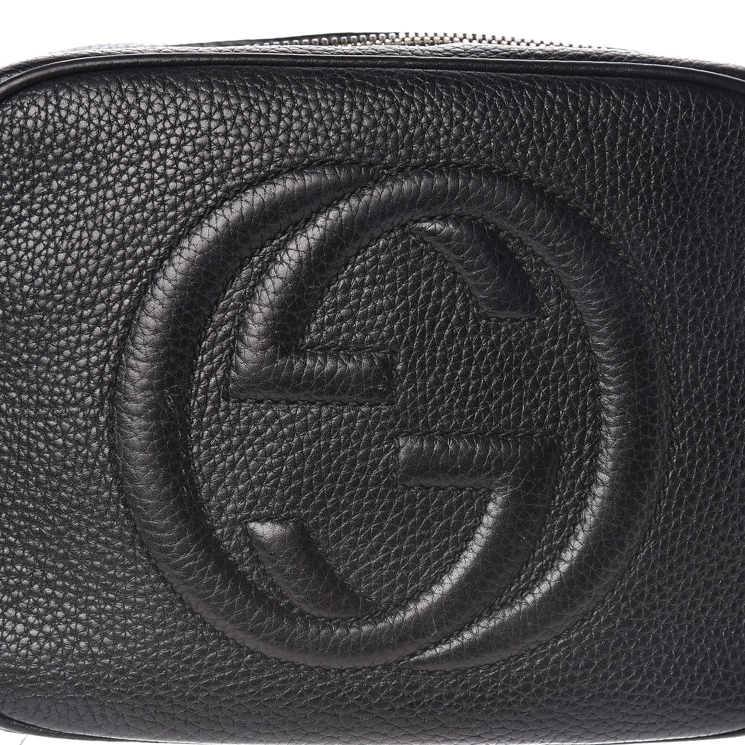 Gucci Pebbled Calfskin Small Soho Disco Bag Black 16 of 16