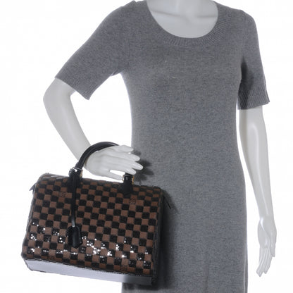 Louis Vuitton Damier Paillettes Speedy 30 Black 2 of 8