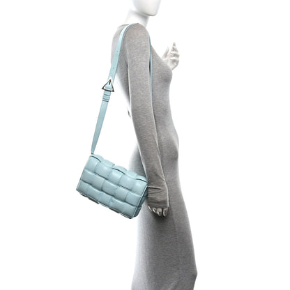 Bottega Veneta Paper Calfskin Maxi Intrecciato Padded Cassette Crossbody Bag Spearmint 2 of 12