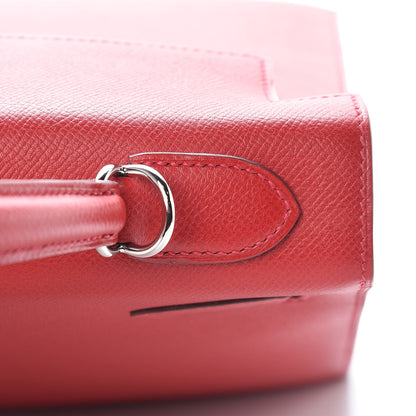 Hermes Epsom Kelly Sellier 32 Rouge Casaque 10 of 38