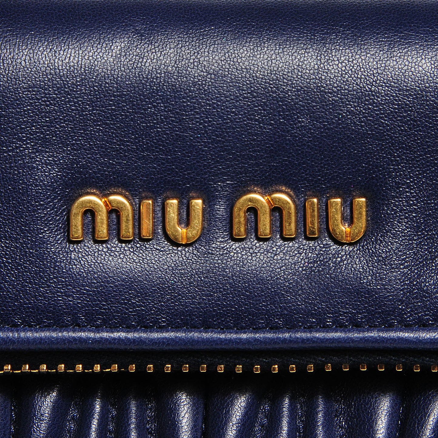 Nappa Matelasse Zip Satchel Matelasse Bleuette