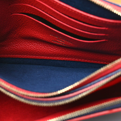 Louis Vuitton Empreinte Double Zip Pochette Marine Rouge 6 of 11