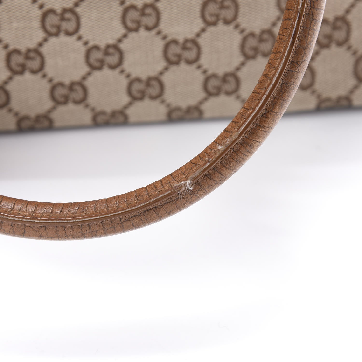 Gucci Monogram Small Bamboo Tote Brown 17 of 19