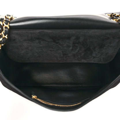 Chanel Suede Calfskin Small Souplissimo Maxi Flap Black 4 of 10