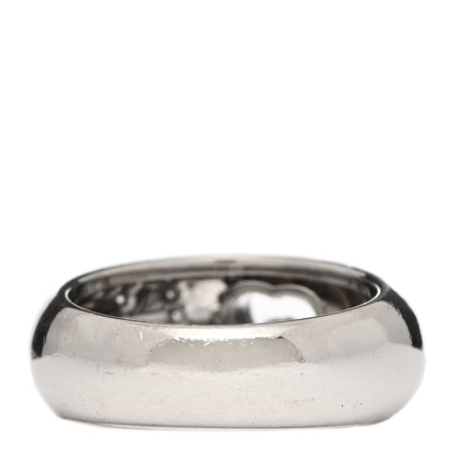 Chopard 18K White Gold Happy Diamonds Love Heart Band Ring 53 6.25 3 of 5