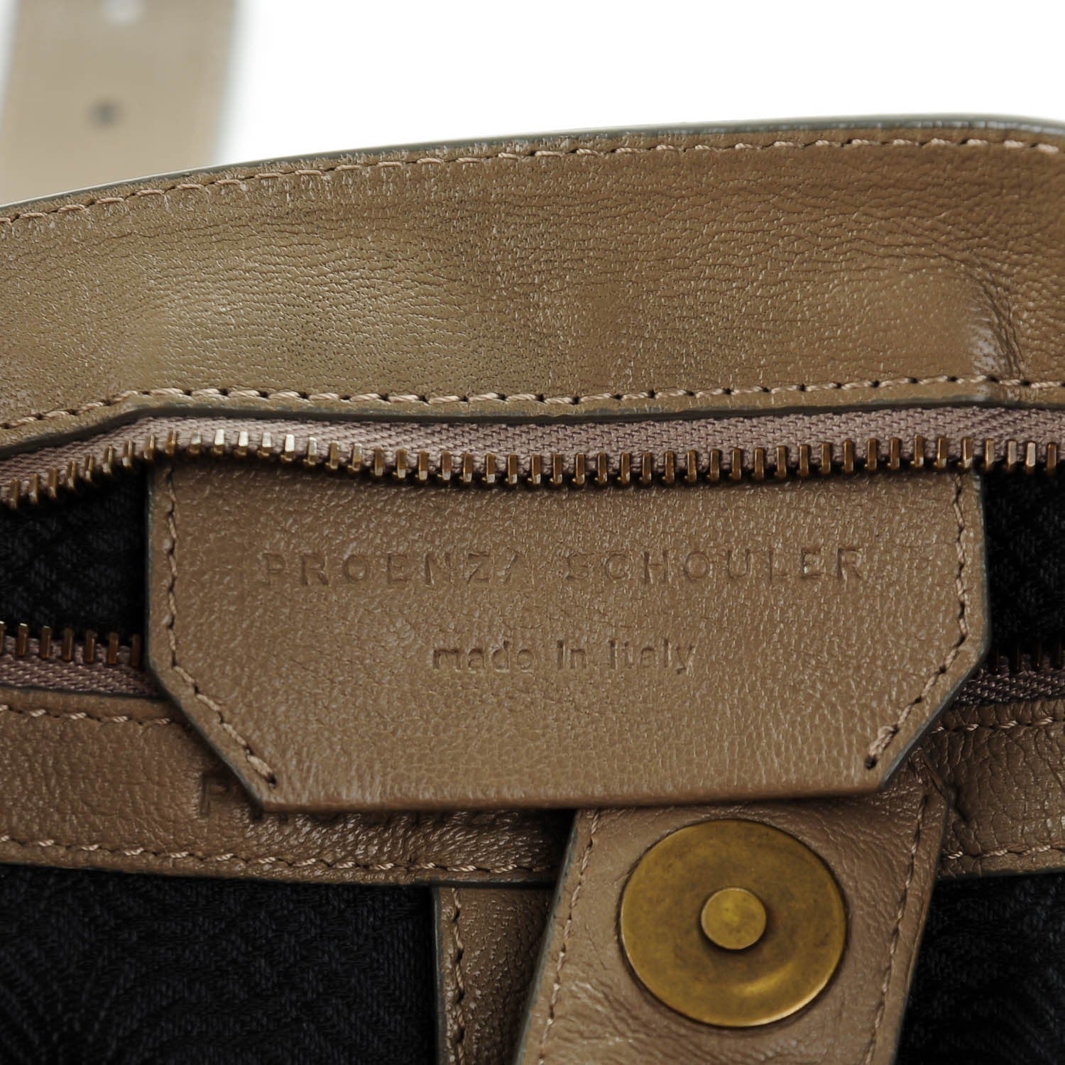Proenza Schouler Lambskin Large PS1 Satchel Smoke 7 of 8