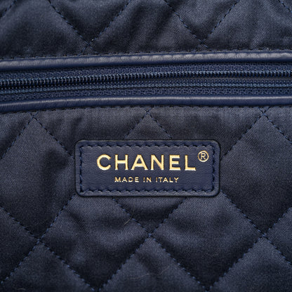 Chanel Shiny Calfskin Quilted Chanel 22 Navy Blue 7 of 12